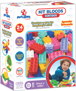 Kit Blocos Sortidos - 24 peças