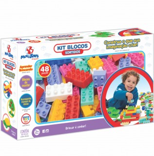 Kit Blocos Sortidos -  48 peças